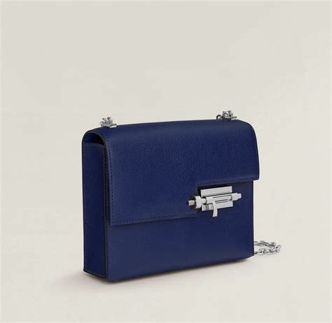 verrou hermes blue sapphire mini square|Hermès Verrou Chaîne Mini Bag .